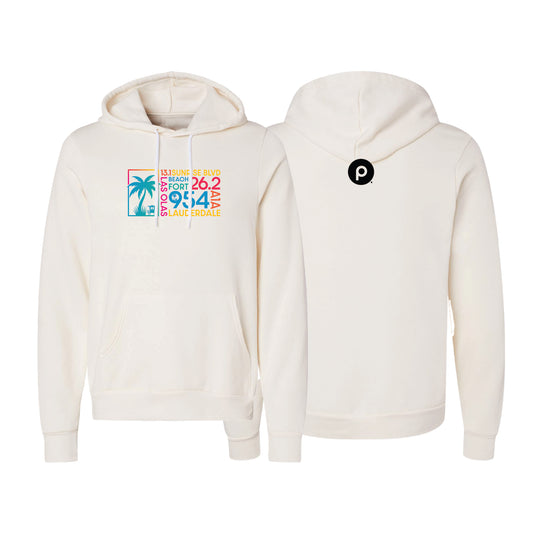 A1A Tri-Blend Pullover Fleece Hoodie - Unisex - Natural
